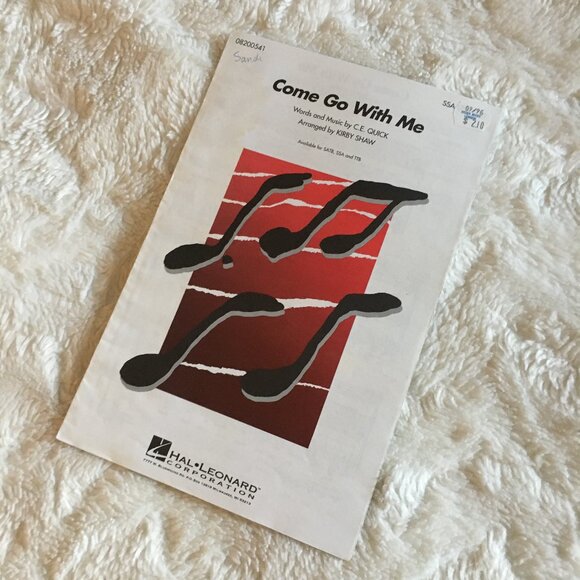5/$25 'Come Go With Me' Pop Hit Vocal Arrangement Music Sheets - Picture 4 of 4